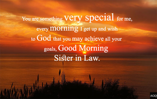 Good Morning Sister In Law Image