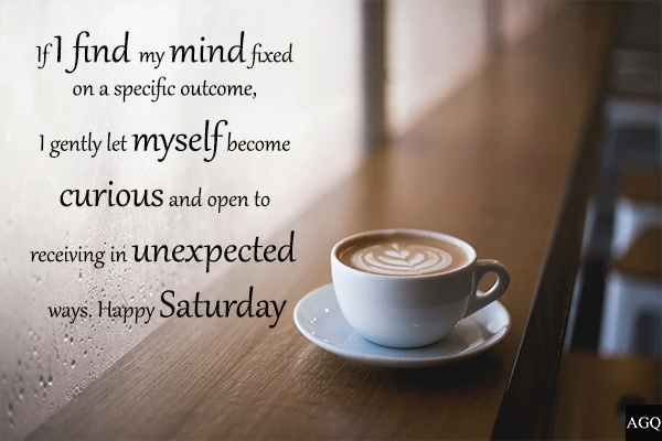 good morning Saturday tea image with quote