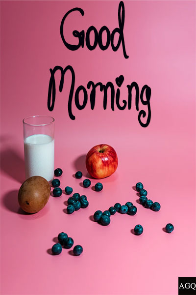 good morning fruits pics with milk