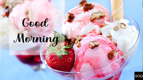 ice cream good morning fruits images