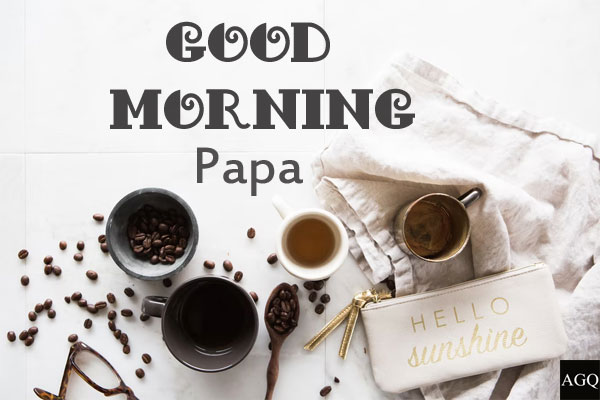 good morning papa images hindi