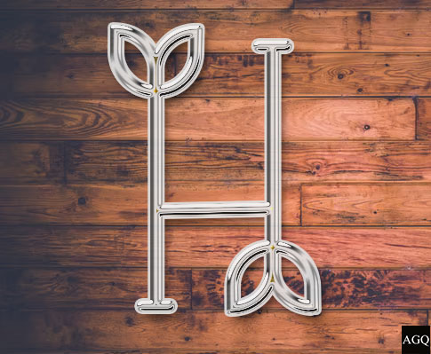 stylish h letter images free