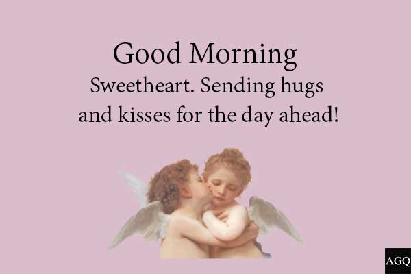 good morning kiss angel images