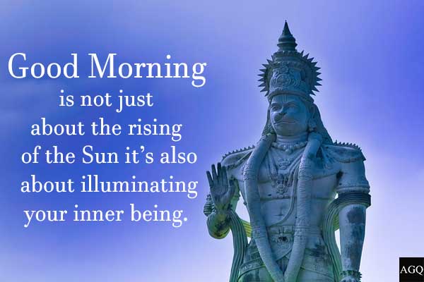 good morning hanuman images with english quotes