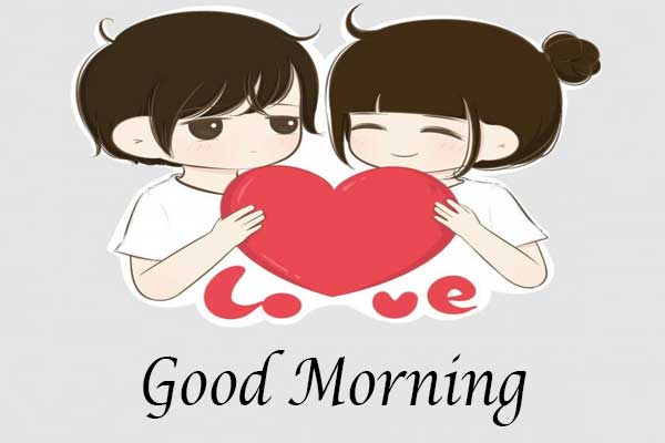 Good morning love cartoon images for him