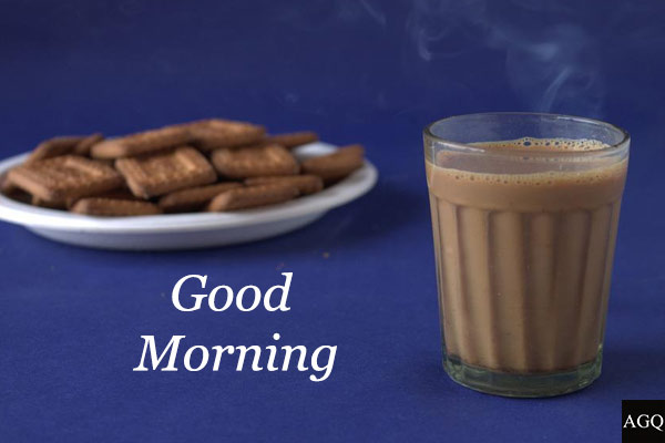 Good morning photos with tea and biscuits