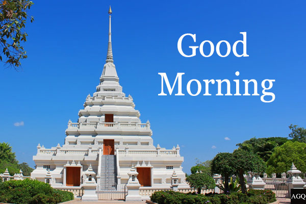 temple view good morning images