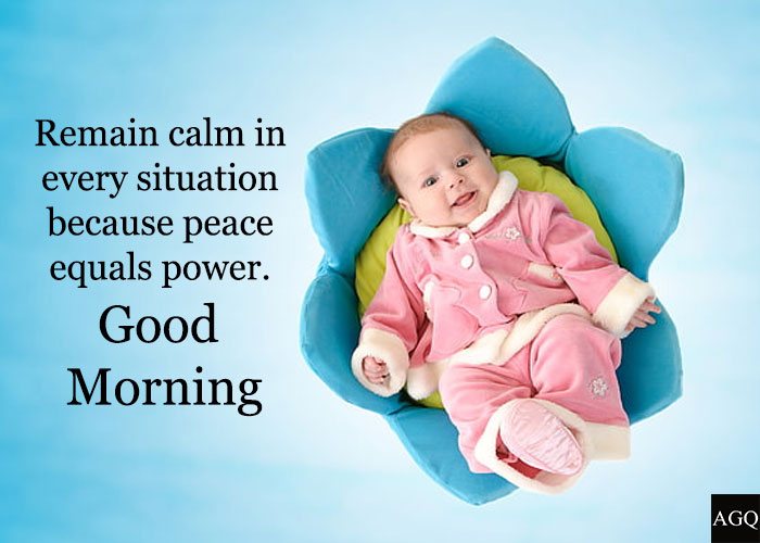 Baby good morning winter images free download