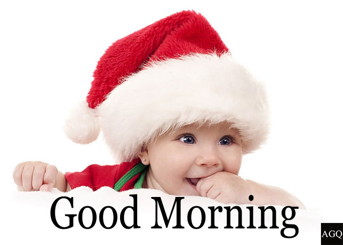Christmas Baby good morning winter images