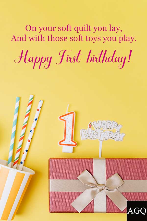 Happy 1st Birthday Images with Quotes