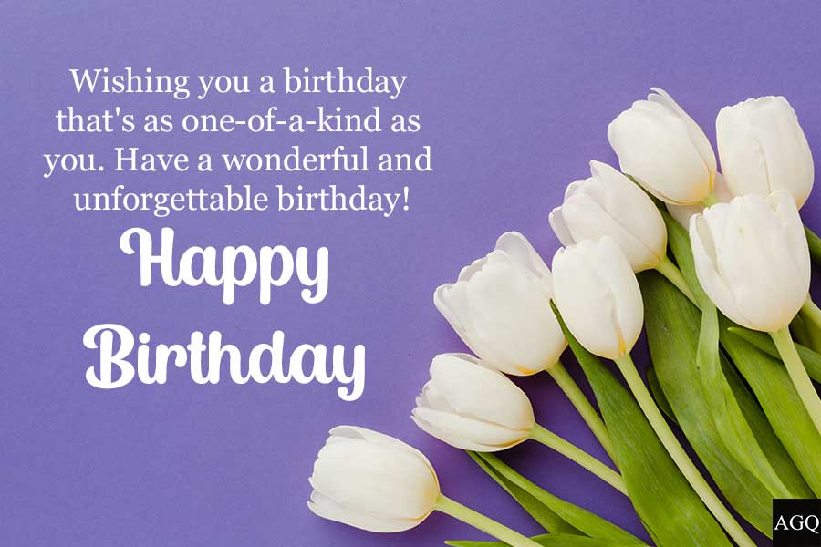Happy Birthday Tulip Images with Quotes
