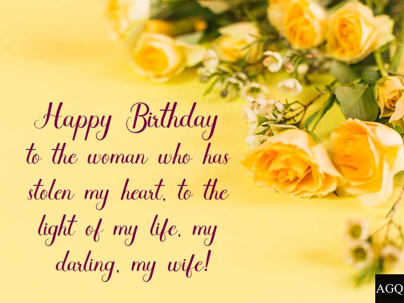 Happy Birthday yellow Rose Images for Wife