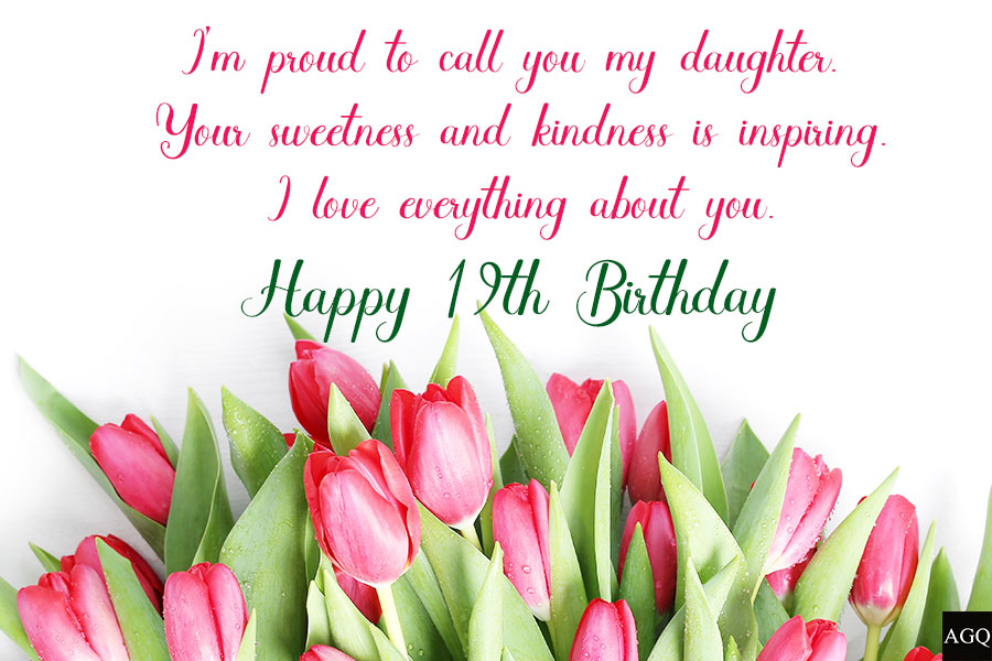 Happy 19th Birthday Daughter Image from mother