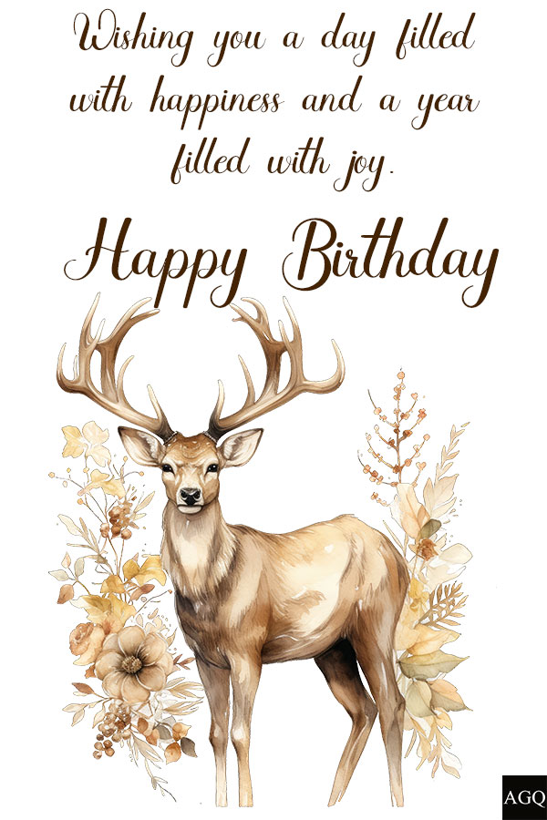 Happy Birthday Deer Image 12