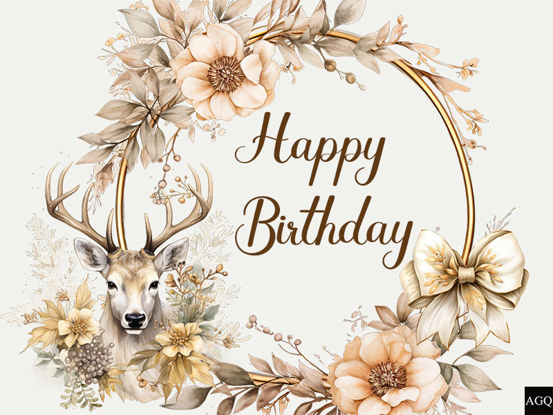 Happy Birthday Deer Image 15
