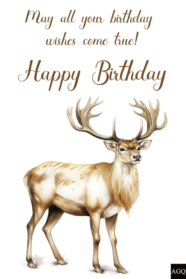 Happy Birthday Deer Image 9