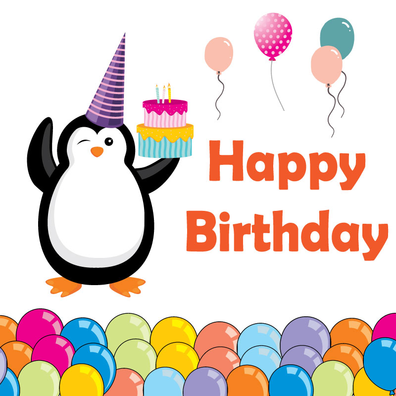 Happy Birthday Penguin Image