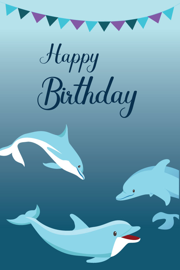 Happy Birthday Whale Photo
