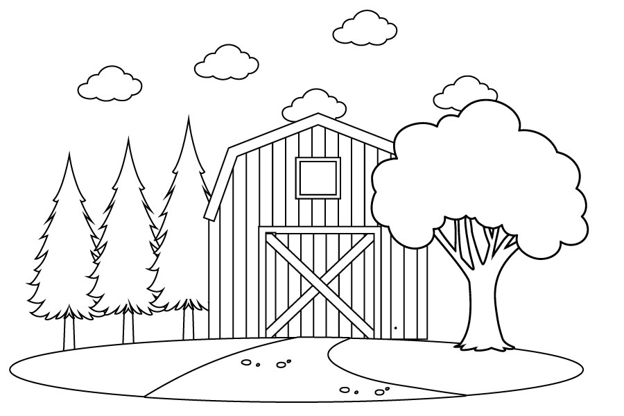 House Coloring Page 14