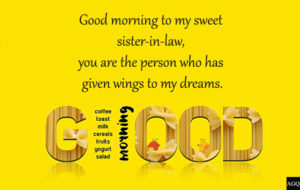 Good Morning Sister In Law Wishes