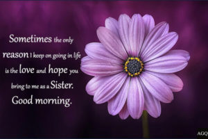 Good Morning Sister Wishes