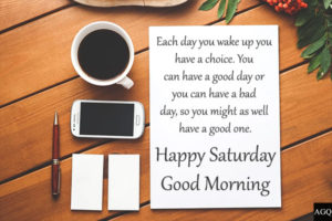 good morning Saturday coffee mobile pen image with quotes