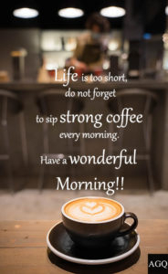 good morning coffee quotes with images