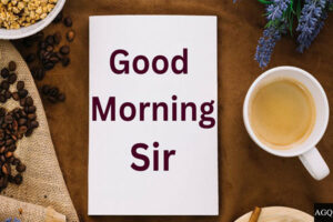 Good Morning Sir images with coffee