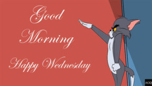 good morning wednesday images with cartoon