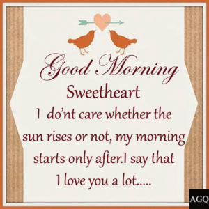 good morning sweetheart quotes