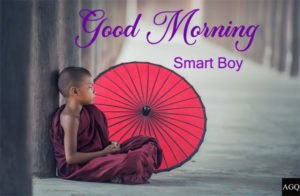 good morning smart boy image