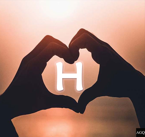 stylish h letter love images hands | Lets Wake Up Early in the Morning
