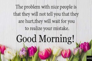 tulip good morning images with english quotes