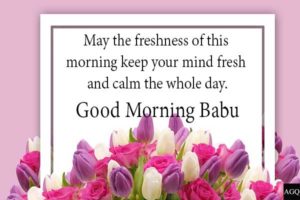 Good morning Babu image