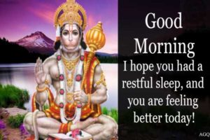 free good morning hanuman images