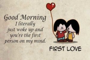 Good morning love cartoon images with quotes in english