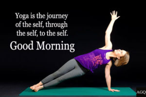 good morning yoga images with quotes