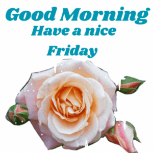 Good Morning Happy Friday Flowers Gif clipart