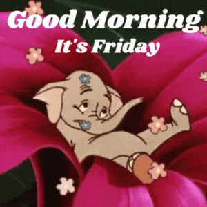 Good Morning Its Friday Flowers Gif