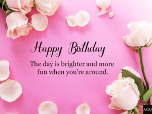 Happy Birthday Pink Rose Images 3