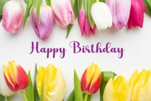 Happy Birthday Tulip wishes Images