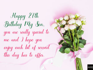 Happy 27th Birthday Son Images with Quotes
