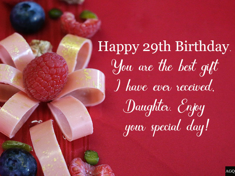 Happy 29th Birthday Daughter Image With Quote Lets Wake Up Early In