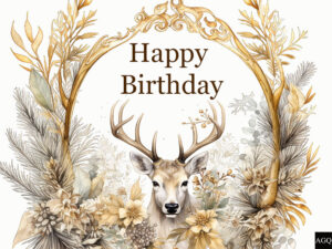 Happy Birthday Deer Image 13