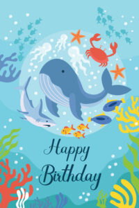 Happy Birthday Whale Image 1
