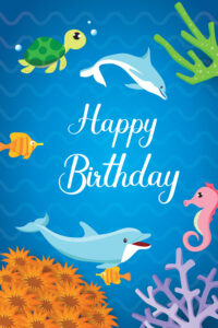 Happy Birthday Whale Image for girl
